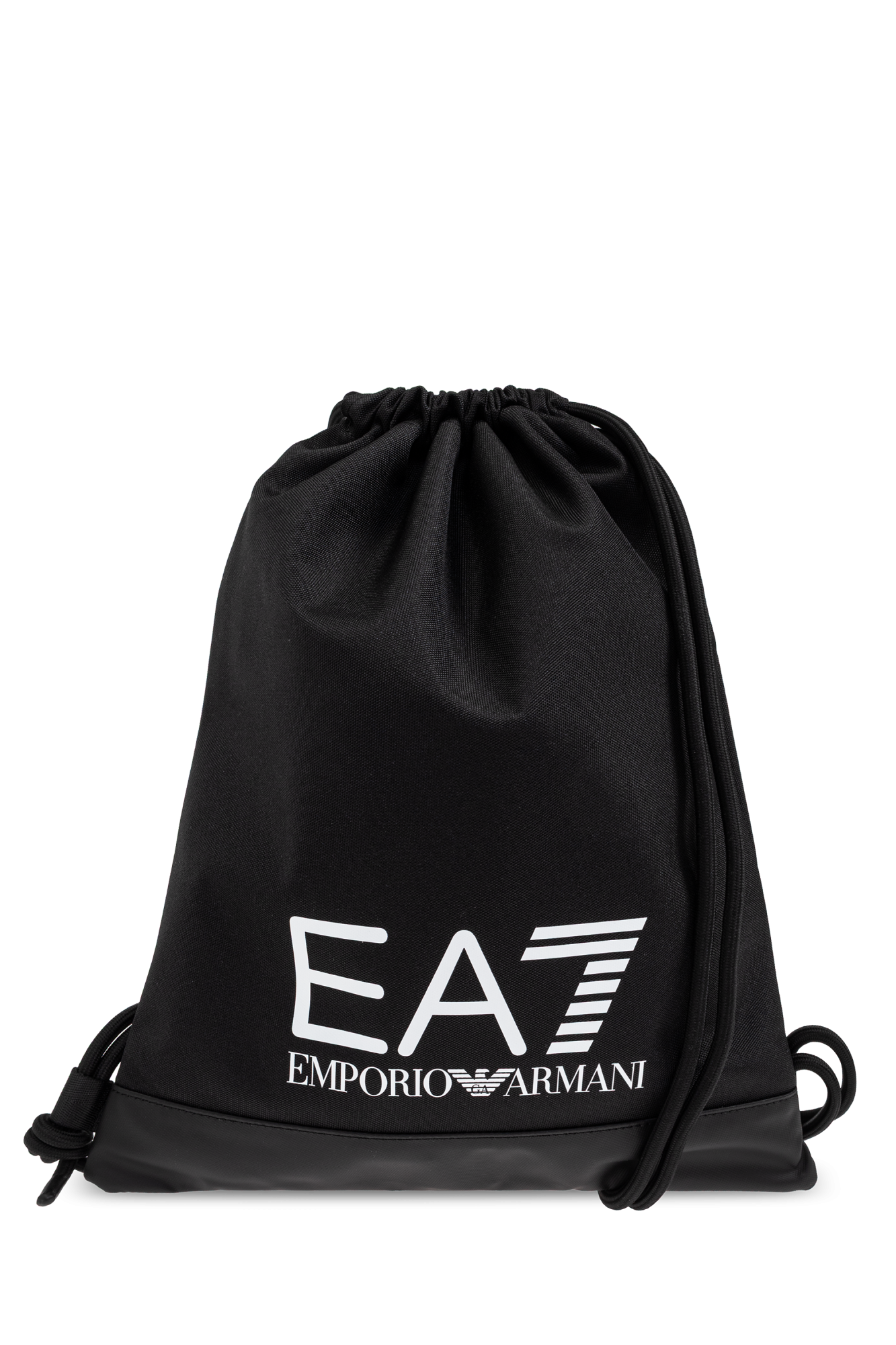 Black Backpack with logo EA7 Emporio Armani - Vitkac AS